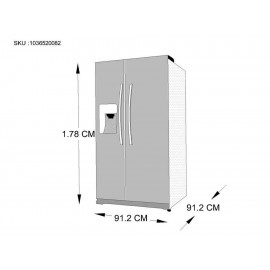 LG GS73SGS Refrigerador 26 Pies Cúbicos Acero Inoxidable-ComercializadoraZeus- 1036520082