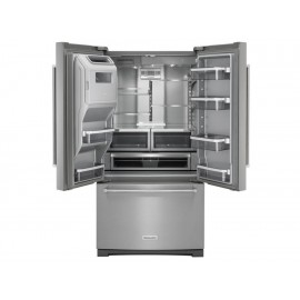 Kitchen Aid KRFF707ESS Refrigerador 20 Pies Cúbicos Acero-ComercializadoraZeus- 1043381659
