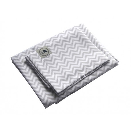 Nap Sábanas Zig Zag 95 X 140 Gris-ComercializadoraZeus- 1044615548