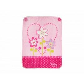 Baby Mink Cobertor Baby Bag Flores Rosa-ComercializadoraZeus- 1051895092