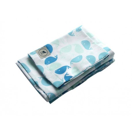 Nap Ballenas Juego de Sábanas Azul-ComercializadoraZeus- 1044615441