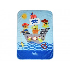 Baby Mink Cobertor Cunero Elite Piratas Azul-ComercializadoraZeus- 1051895114