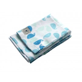 Nap Sábanas Ballenas 95 X 140 Azul-ComercializadoraZeus- 1044615505