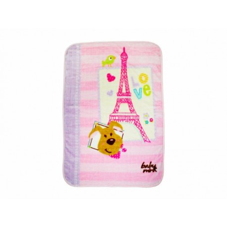 Baby Mink Cobertor Elite Parisina Rosa-ComercializadoraZeus- 1051895220