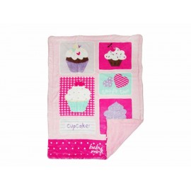 Baby Mink Cobertor Conformink Plus Cupcake Rosa-ComercializadoraZeus- 1051895289