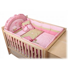 Carmen Patricia Juego de Cuna Flores Rosa-ComercializadoraZeus- 1011586992