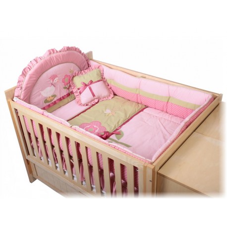 Carmen Patricia Juego de Cuna Flores Rosa-ComercializadoraZeus- 1011586992