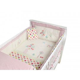 Juego de Cuna Mon Caramel MC16JC-01JL rosa-ComercializadoraZeus- 1045421054