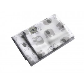 Nap Sábanas Elefante 95 X 140 Gris-ComercializadoraZeus- 1044615513