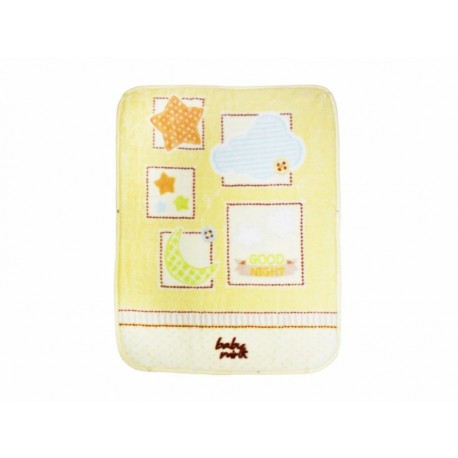 Baby Mink Cobertor Cielito Amarillo-ComercializadoraZeus- 1051895084