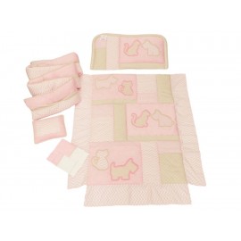 Cocolino Amigos Juego de Cuna Rosa-ComercializadoraZeus- 1047697952