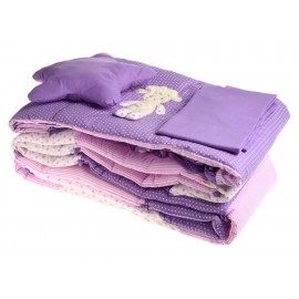 Kaqoo Juego de Cuna 95 X 140 Morado-ComercializadoraZeus- 1047182154