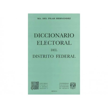 Diccionario Electoral Del Distrito-ComercializadoraZeus- 1038122084