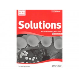 Solutions Pre Intermédiate Workbook con CD-ComercializadoraZeus- 1041512462