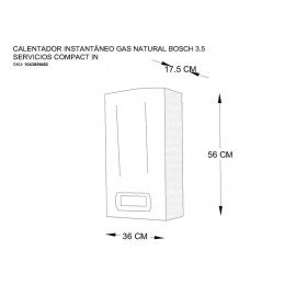 Calentador Bosch blanco IN-ComercializadoraZeus- 1043856452