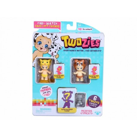 Bandai Twozies Season 1 Friends Pack-ComercializadoraZeus- 1056316317