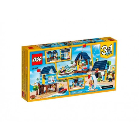 Lego Beach House Vacaciones en la Playa-ComercializadoraZeus- 1055225547