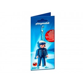 Playmobil Llavero Figura de Policía-ComercializadoraZeus- 1047022009