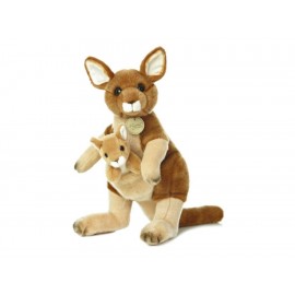 Aurora Miyoni Kangaroo y Bebé de Peluche-ComercializadoraZeus- 1054451004