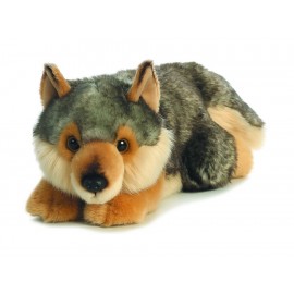 Aurora Moyoni Lobo Acostado de Peluche-ComercializadoraZeus- 1054450334