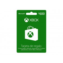 Xbox Live Tarjeta CSV 600 MXN-ComercializadoraZeus- 1042493950