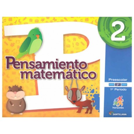 Pensamiento Matemático 2 Primer Periodo Preescolar-ComercializadoraZeus- 1034924755
