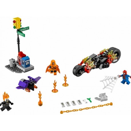 Lego Equipo de Spider-Man y Ghost Rider-ComercializadoraZeus- 1050599970