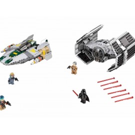Lego Nave de Darth Vader Tie Advanced vs A Wing Starfighter-ComercializadoraZeus- 1050599929