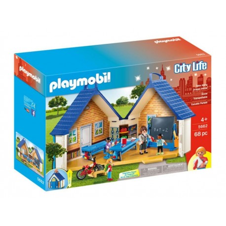 Playmobil City Life Escuela Portátil-ComercializadoraZeus- 1052110048