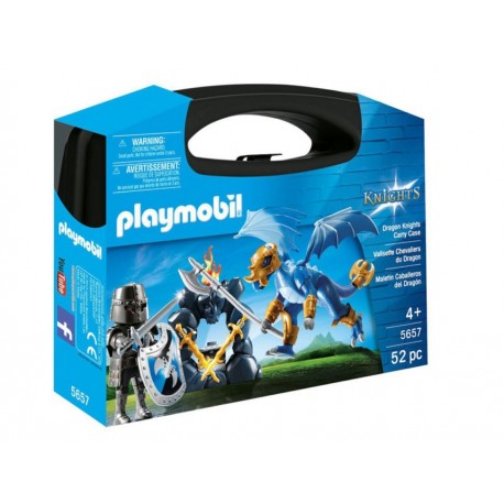 Playmobil Knights Maletín Caballeros del Dragón-ComercializadoraZeus- 1052029143