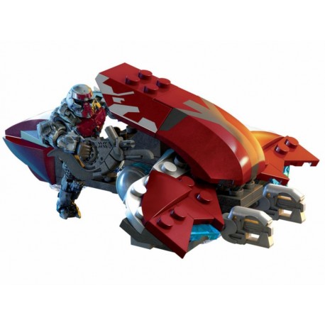 Figura de Acción y Vehículo Mega Bloks Halo Banished Ghost-ComercializadoraZeus- 1057539069