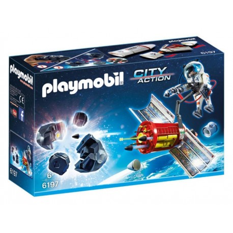 Playmobil Satélite con Láser para los Meteoritos-ComercializadoraZeus- 1052110137