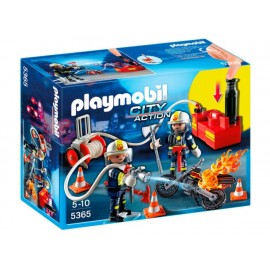 Playmobil Bomberos con Bomba de Agua-ComercializadoraZeus- 1041424636