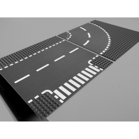 T-Junction & Curve Lego City supplementary-ComercializadoraZeus- 1056158495
