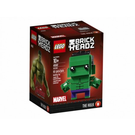Figura armable BrickHeadz Marvel Lego The Hulk-ComercializadoraZeus- 1058696435