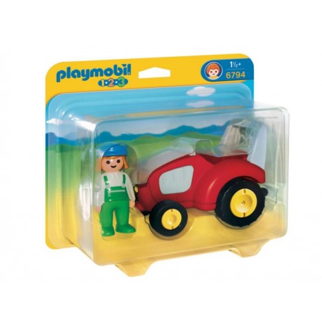 Playmobil 1.2.3 Tractor-ComercializadoraZeus- 1037631937