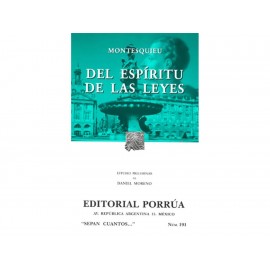 Del Espíritu de las Leyes-ComercializadoraZeus- 1034907567
