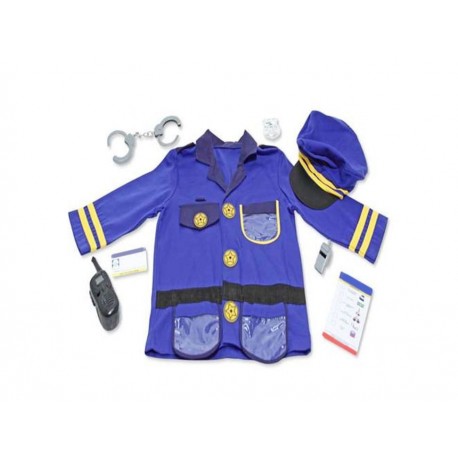Melissa & Doug Set de Disfraz de Policía-ComercializadoraZeus- 1030487121