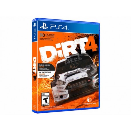 DiRT 4 Day One Edition PlayStation 4-ComercializadoraZeus- 1059119458