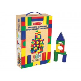 Melissa & Doug Set de Bloques de Madera-ComercializadoraZeus- 1023689291