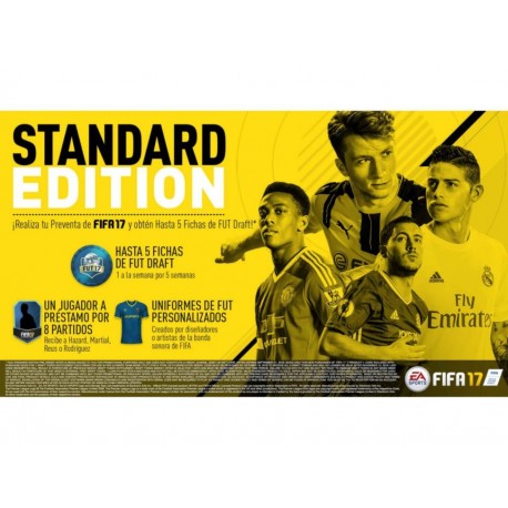 FIFA 17 PlayStation 3-ComercializadoraZeus- 1049391001