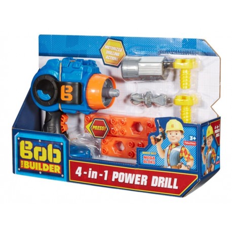 Fisher Price Bob el Constructor Taladro Intercambiable-ComercializadoraZeus- 1052937775