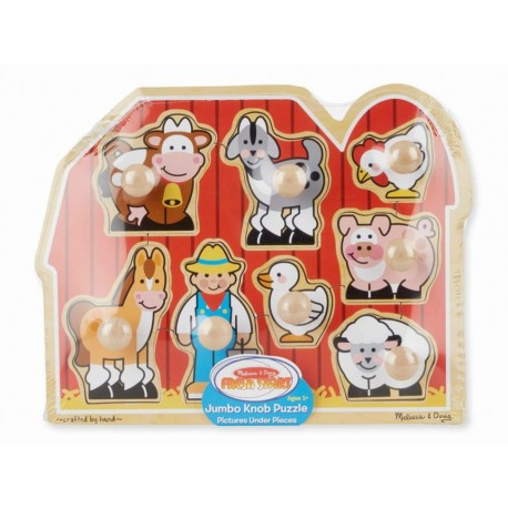 Melissa & Doug Rompecabezas Amigos de la Granja-ComercializadoraZeus- 1023690868