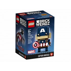 Figura armable BrickHeadz Marvel Lego Capitán América-ComercializadoraZeus- 1058695404