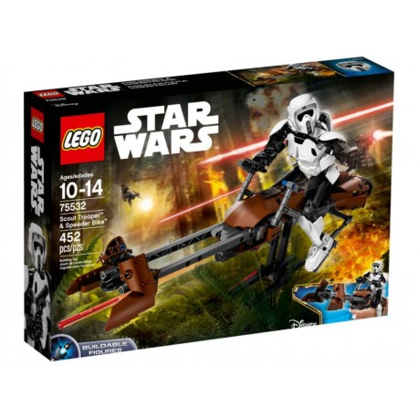 Scout Trooper & Speeder Bike Lego Star Wars-ComercializadoraZeus- 1058696494