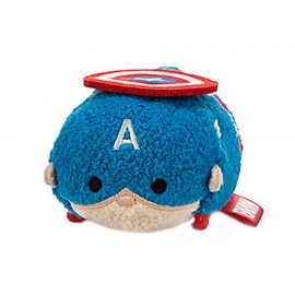 Disney Collection Tsum Tsum Peluche Pequeño de Capitán América-ComercializadoraZeus- 1050915812