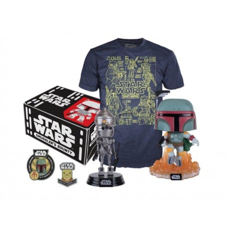Kit de Artículos Coleccionables Funko Star Wars Bounty Hunters-ComercializadoraZeus- 1060782616