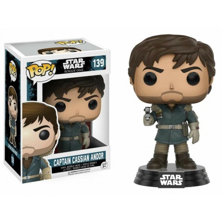 Funko Pop Star Wars Figura de Captain Cassian Andor-ComercializadoraZeus- 1056211973
