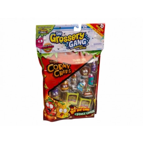 Paquete con 10 Figuras coleccionables de Grossery Gang-ComercializadoraZeus- 1056509409