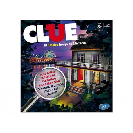 Hasbro Juego de Mesa Clue-ComercializadoraZeus- 1048532183